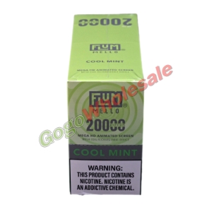 Flum Mello Cool Mint Disposable Vape (Box of 5) 
