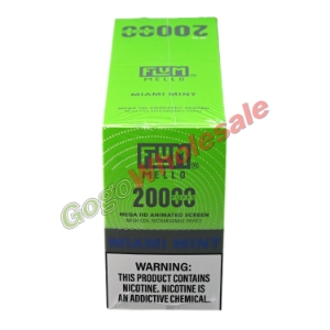 Flum Mello Miami Mint Disposable Vape (Box of 5) 