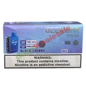 Geek Bar Pulse Black Cherry Disposable Vape (Box of 5) 