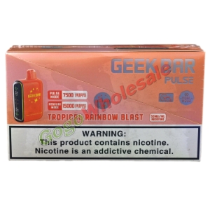 Geek Bar Pulse Tropical Rainbow Blast Disposable Vape (Box of 5) 