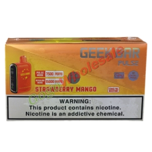 Geek Bar Pulse Strawberry Mango Disposable Vape (Box of 5) 